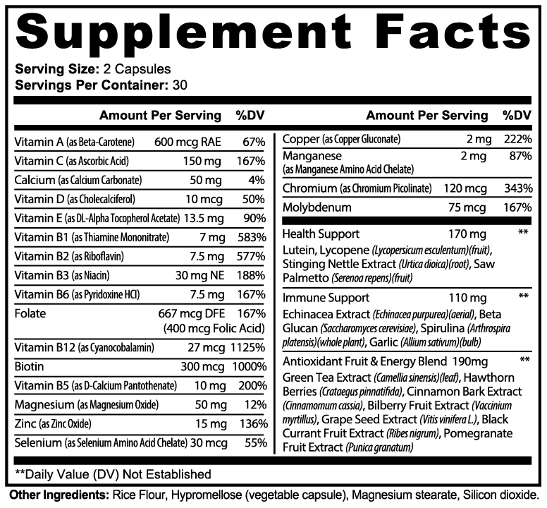 Nutritional Foundation Multivitamin