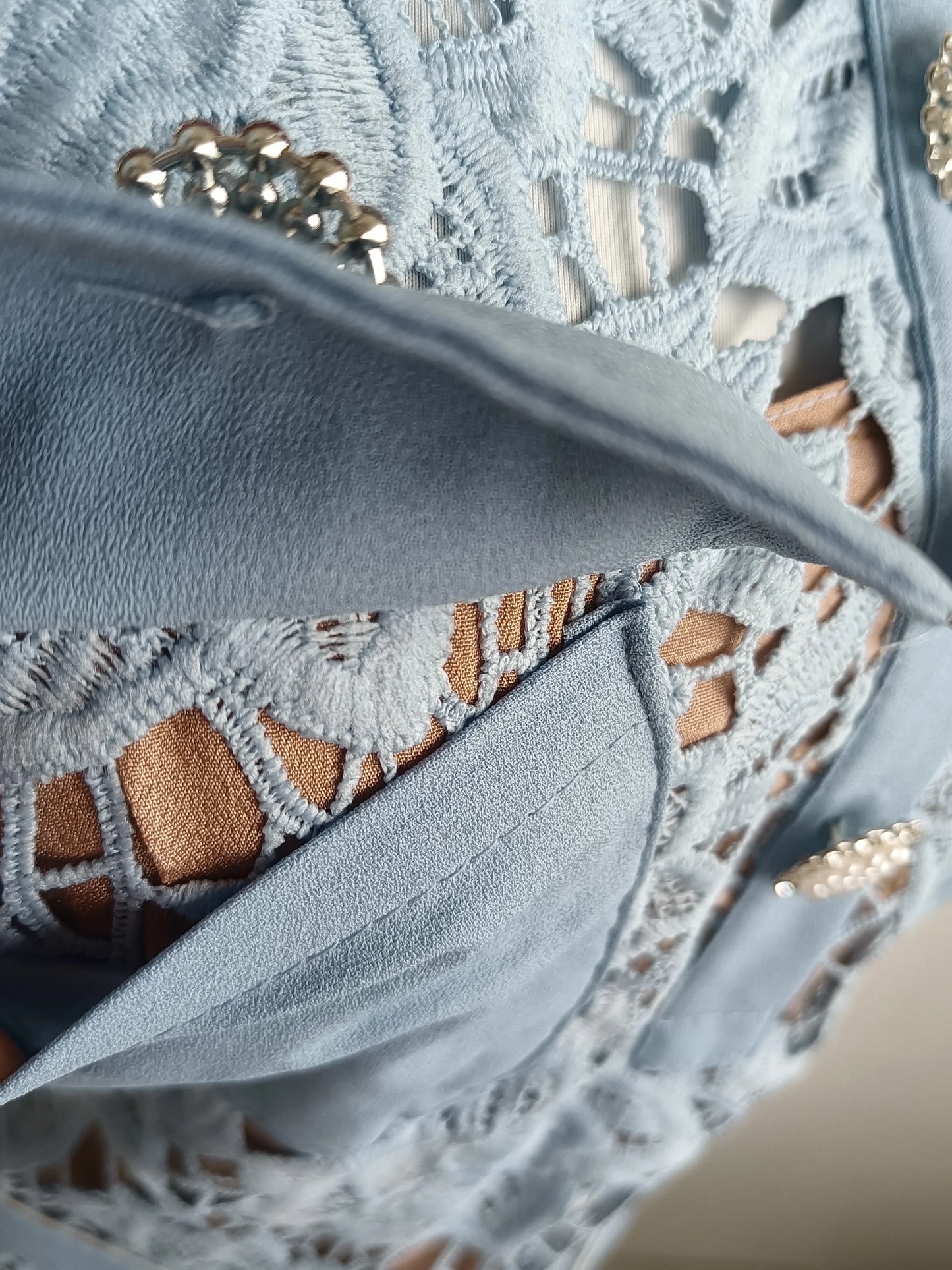 Summer Lace Dress for Women with Floral Embroidery