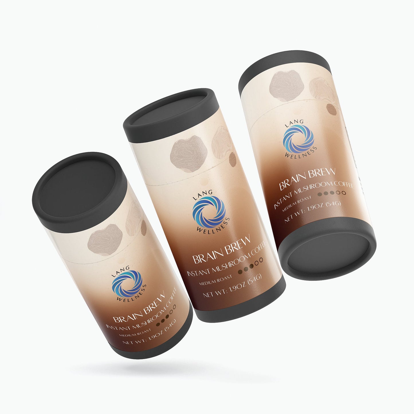 Brain Brew Instant Mushroom Coffee (Medium Roast)