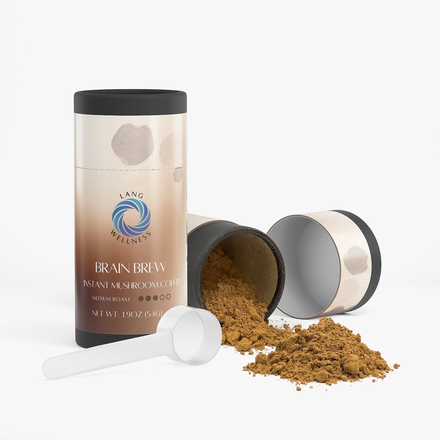 Brain Brew Instant Mushroom Coffee (Medium Roast)