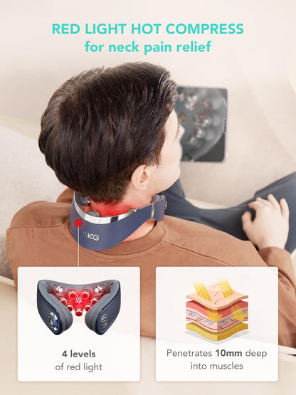 SKG Neck TENS unit with Heat Therapy and Pulse Technology