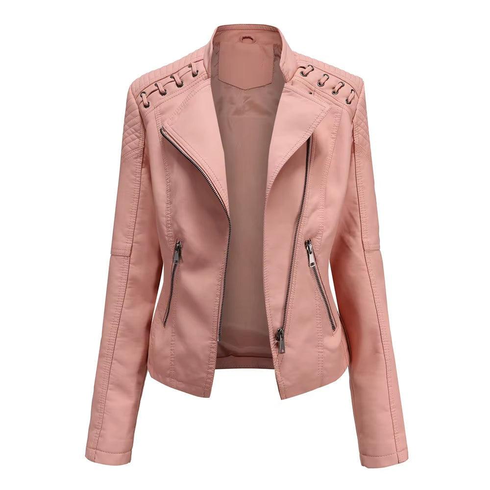 Women's Fashion Leather Jacket