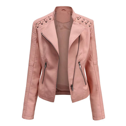 Women's Fashion Leather Jacket