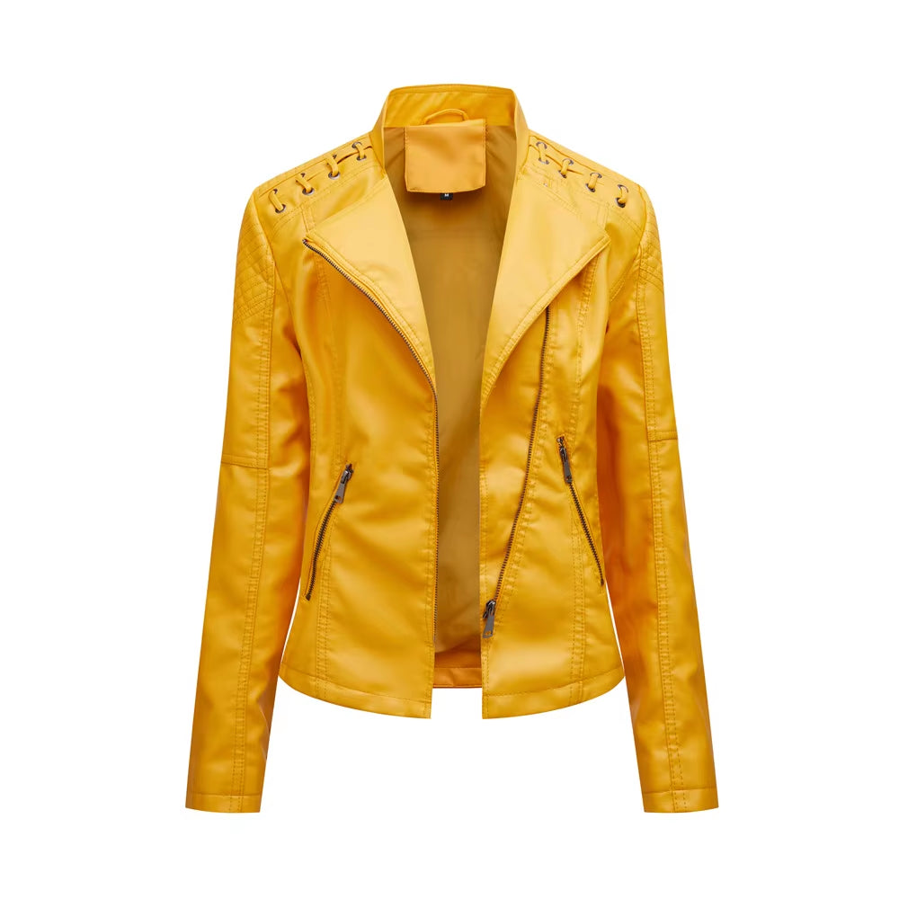 Women's Fashion Leather Jacket