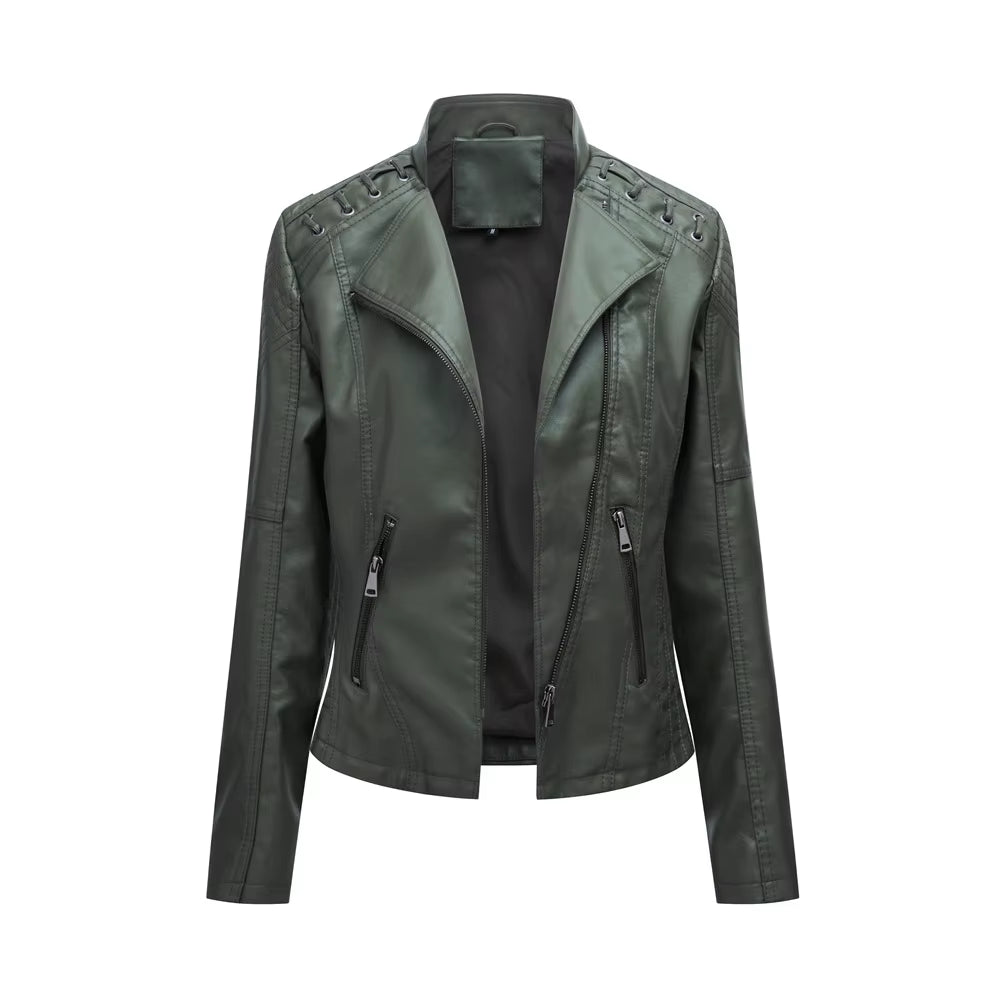 Women's Fashion Leather Jacket