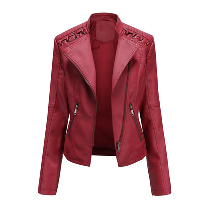 Women's Fashion Leather Jacket